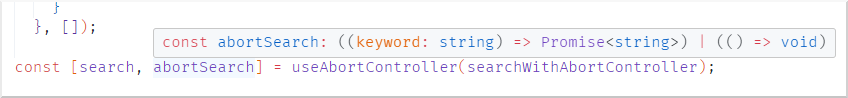 useAbortController-typescript-wrong-types